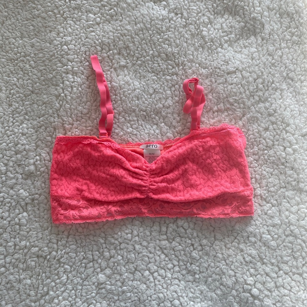 hot pink bralette
